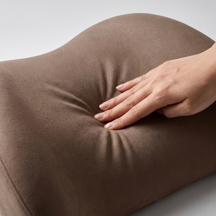 Close-up of supportive foam material